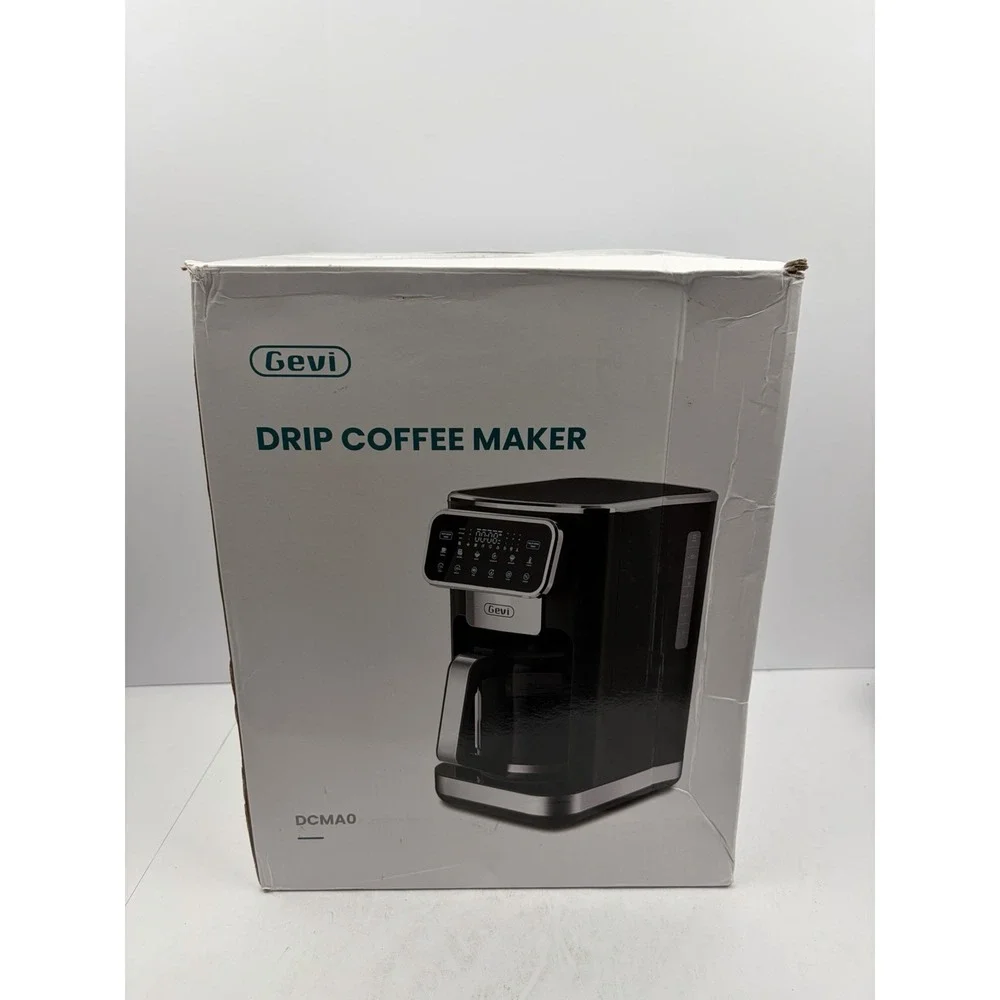 Gevi 12 Cup Programmable Drip Coffee Maker  with Touch Screen, Model DCMAO-READ